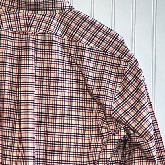 Lands End Men's Shirt Long Sleeve Button Down Multi Color Plaid SZ 17-33 Cotton - Picture 11 of 11